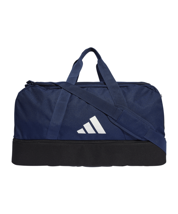adidas Tiro League Duffel Bag Gr. M Blau Weiss
