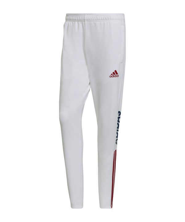 adidas Tiro Wording TK Trainingshose Weiss - weiss