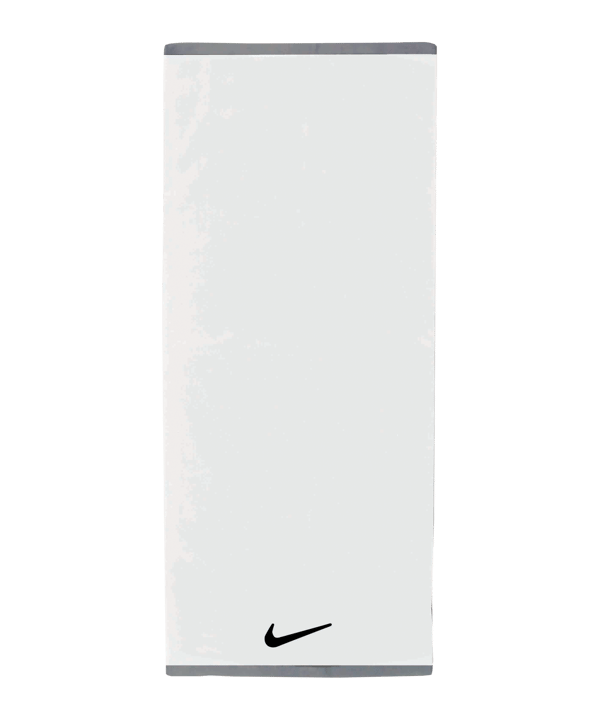 Nike Fundamental Towel Handtuch Gr. L Weiss F101N - weiss