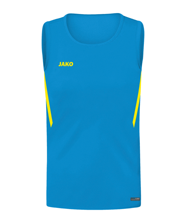 JAKO Challenge Tanktop Kids Blau Gelb F443