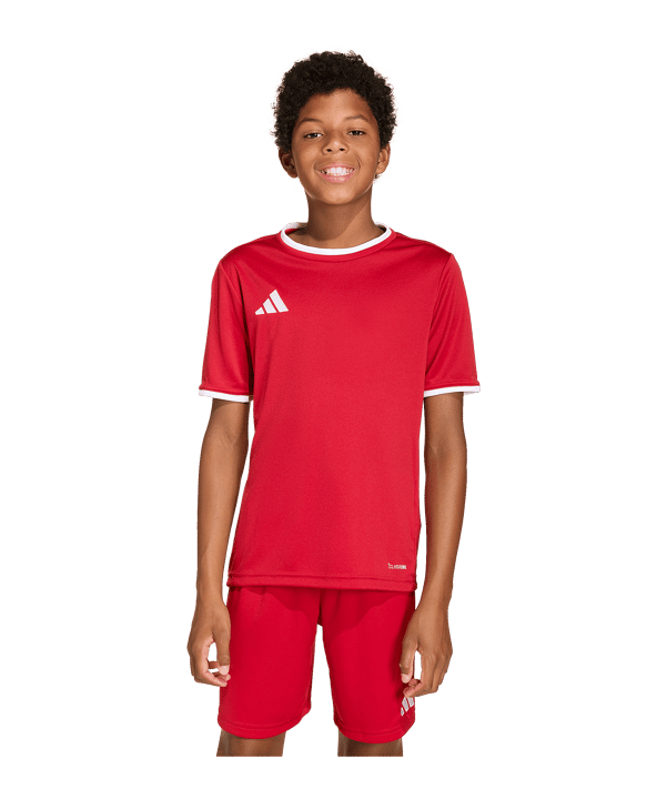 adidas Entrada 26 Trikot Kids Rot 