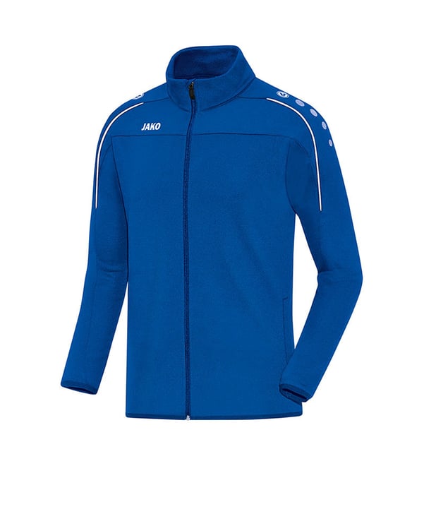JAKO Classico Trainingsjacke Blau Weiss F04