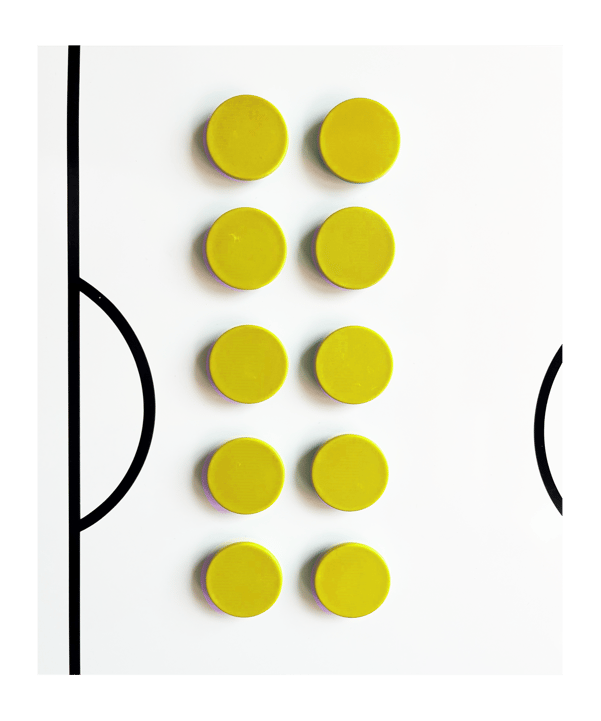 Cawila PRO Rundmagnet 10er Set 30mm Gelb 