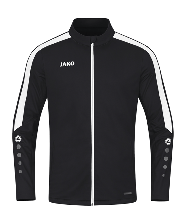 JAKO Power Polyesterjacke Kids Schwarz F800