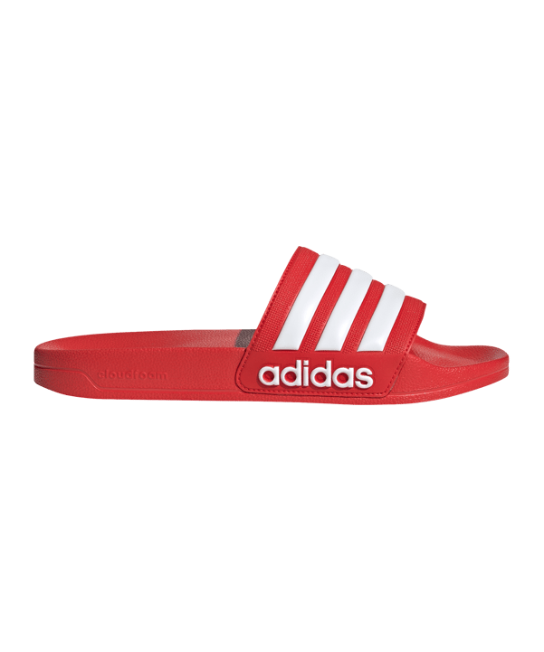 adidas Cloudfoam Adilette Shower Regular Rot Weiss