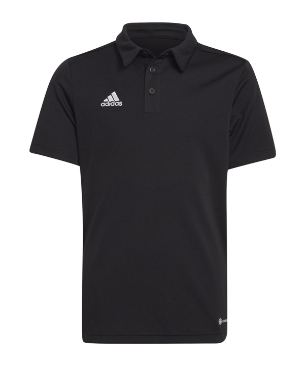 adidas Entrada 22 Poloshirt Kids Schwarz