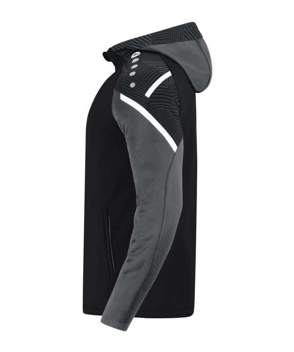 JAKO Performance Kapuzenjacke Schwarz F804 - schwarz
