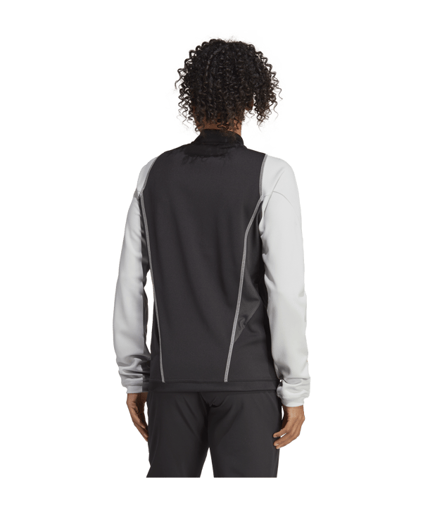 adidas Tiro 23 Competition Trainingsjacke Damen Schwarz Grau - schwarz