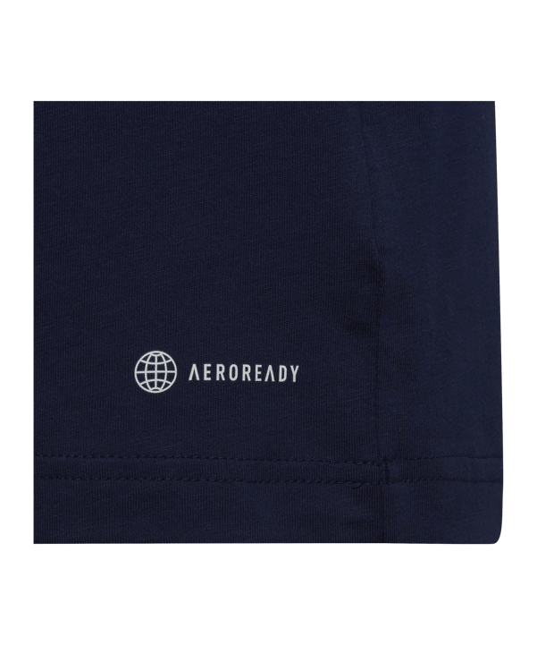 adidas Entrada 22 T-Shirt Kids Blau - blau