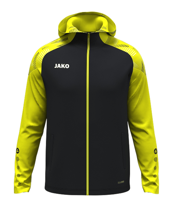 JAKO Sonic Kapuzenjacke Schwarz F819 