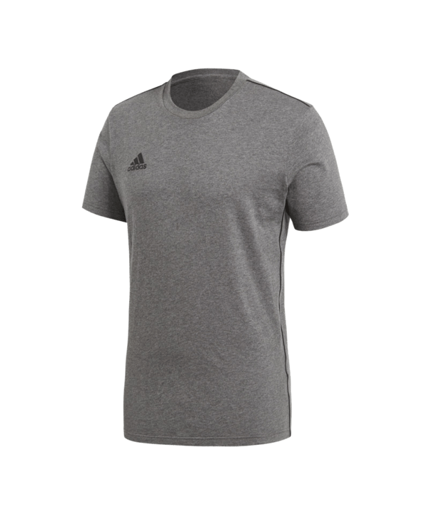 adidas Core 18 Tee T-Shirt Grau Schwarz - grau