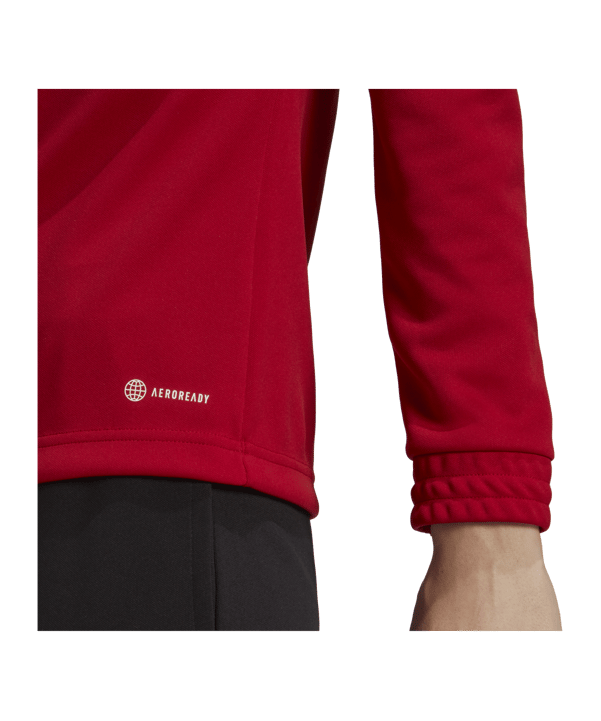 adidas Entrada 22 HalfZip Sweatshirt Damen Rot - rot