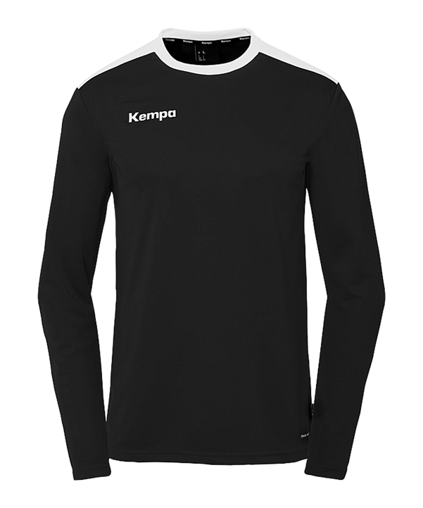Kempa Emotion 27 Shirt Langarm Kids Schwarz Weiss F003