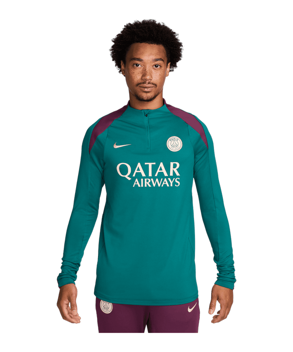 Nike Paris St. Germain Drill Top Grün F382 - gruen