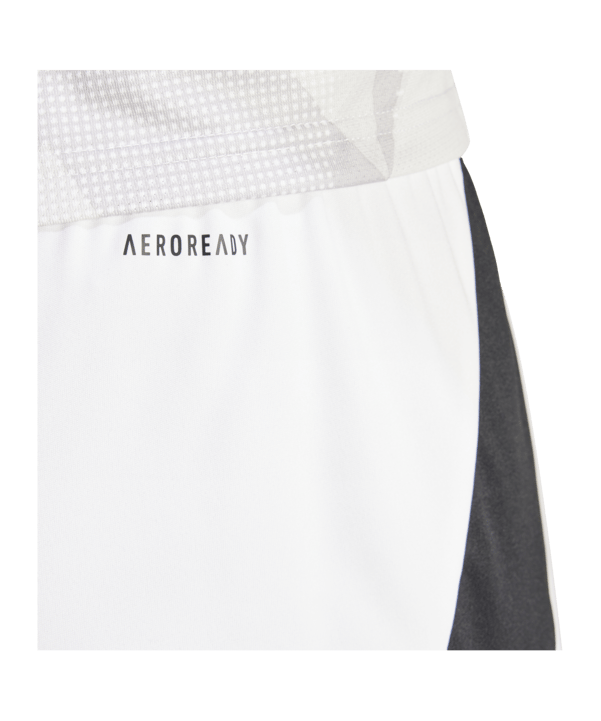 adidas Tiro 24 Short Weiss Schwarz - weiss