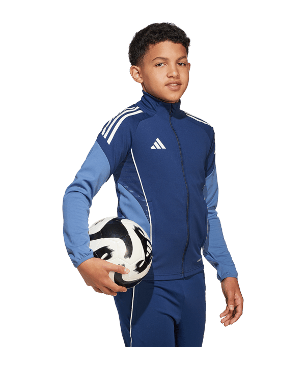 adidas Tiro 25 Competition Trainingsjacke Kids | Blau - blau
