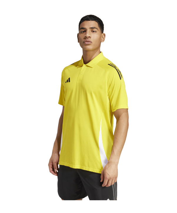 adidas Tiro 24 Competition Poloshirt Gelb Weiss - gelb