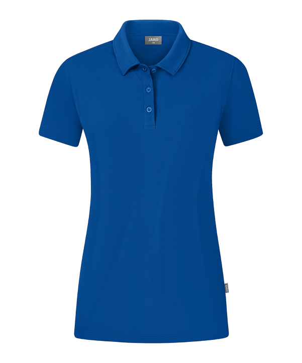 Jako Organic Stretch Polo Shirt Damen Blau F400