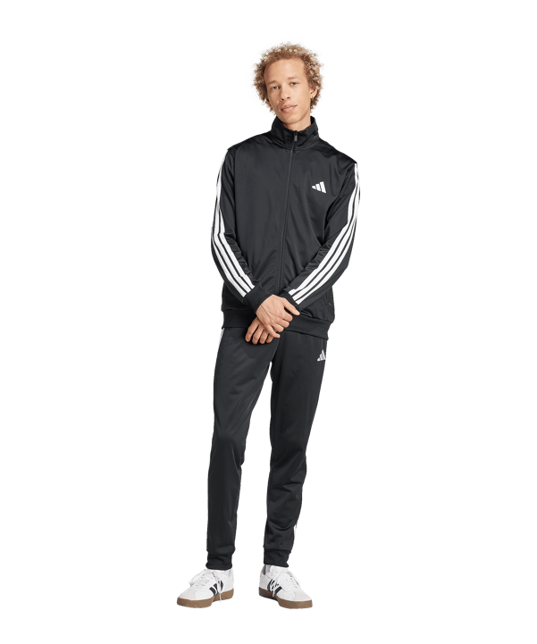 adidas Stripes Trainingsanzug Schwarz XL