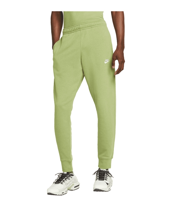 Nike Club Jogginghose Grün Weiss F334 - gruen