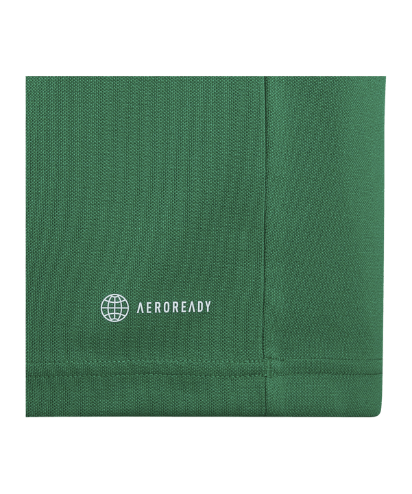 adidas Entrada 22 HalfZip Sweatshirt | Grün Weiss - gruen