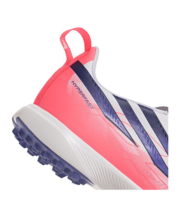 adidas F50 Hyperfast League Laceless TF Kinder Weiß - weiss