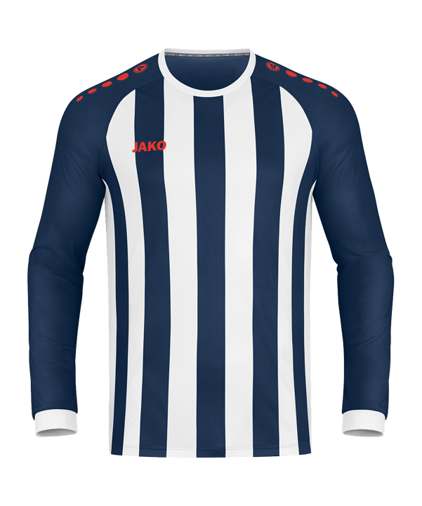 JAKO Inter Trikot Langarm Blau Weiss Rot F935