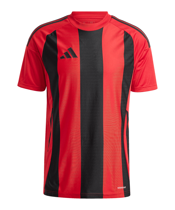 adidas Striped 24 Trikot Rot Schwarz - rot