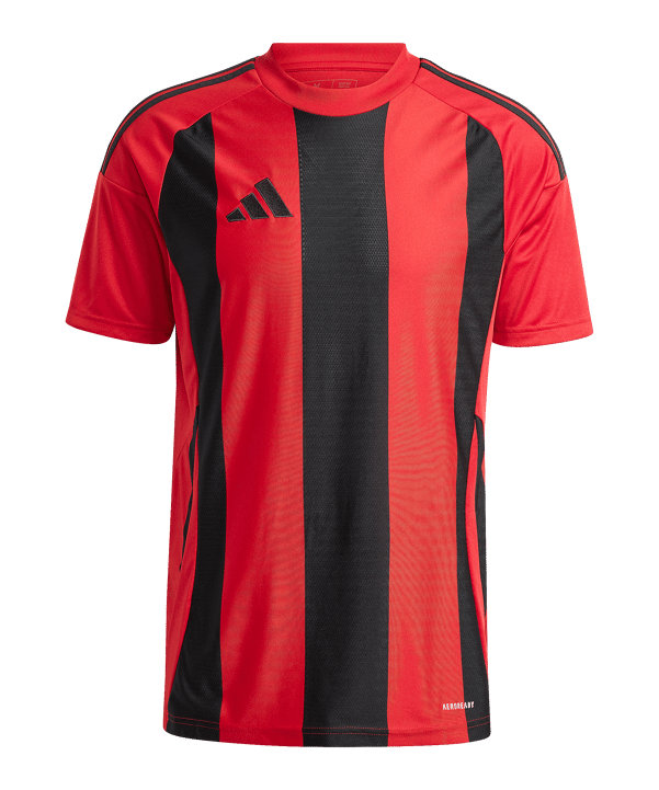 adidas Striped 24 Trikot Rot Schwarz