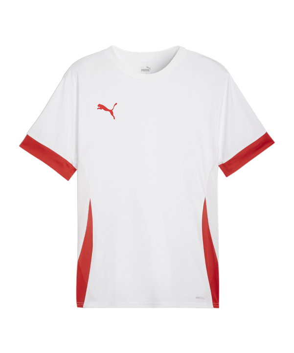 PUMA teamGOAL Matchday Trikot Weiss Rot F11
