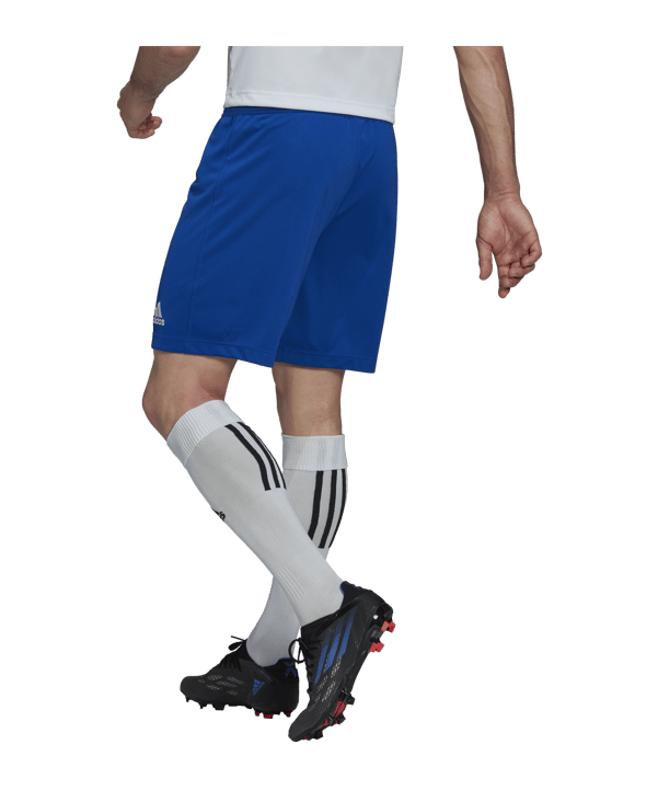 adidas Entrada 22 Short Blau Weiss - blau