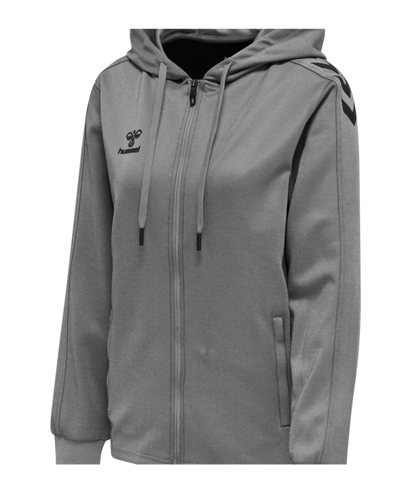 Hummel hmlCORE XK Kapuzenjacke Damen Grau F2006 