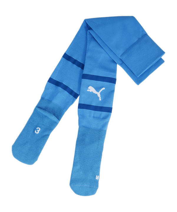 PUMA teamFINAL Strumpfstutzen Blau Weiss F02