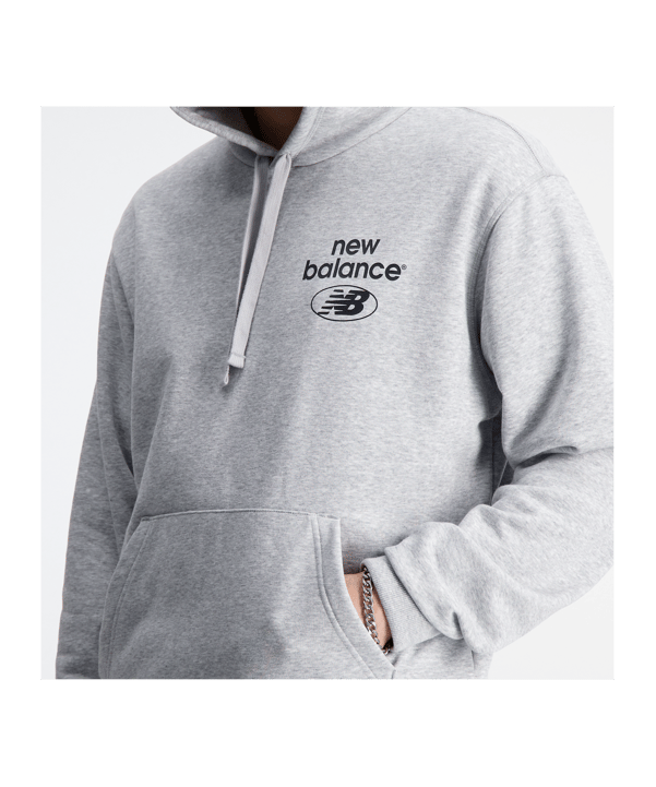 New Balance Essentials Reimagined Hoody Grau FAG - grau
