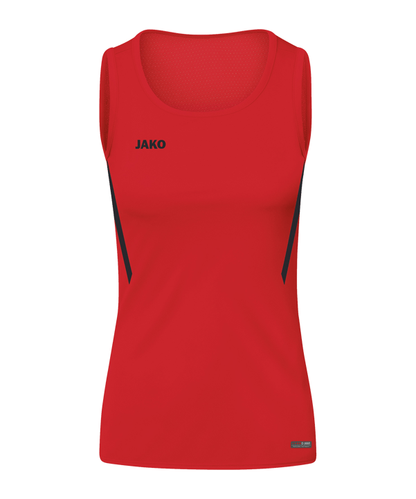 JAKO Challenge Tanktop Damen Rot Schwarz F101