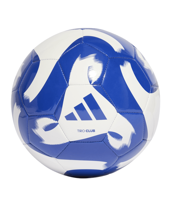 adidas Tiro Club Trainingsball Weiss Blau