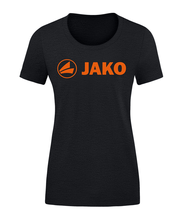 JAKO Promo T-Shirt Damen Schwarz Orange F506