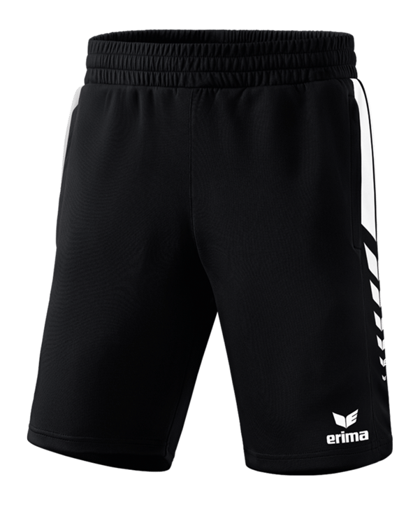 Erima SIX WINGS Short Schwarz Weiss