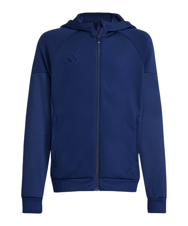 adidas Tiro 25 Travel Kapuzenjacke Kids Blau 