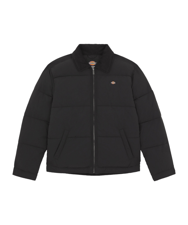 Dickies Waldenburg Overbook E Puffer Jacke FBLK - schwarz