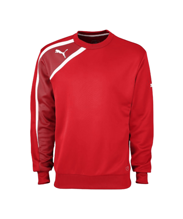 PUMA Spirit Sweatshirt Kids Rot Weiss F01