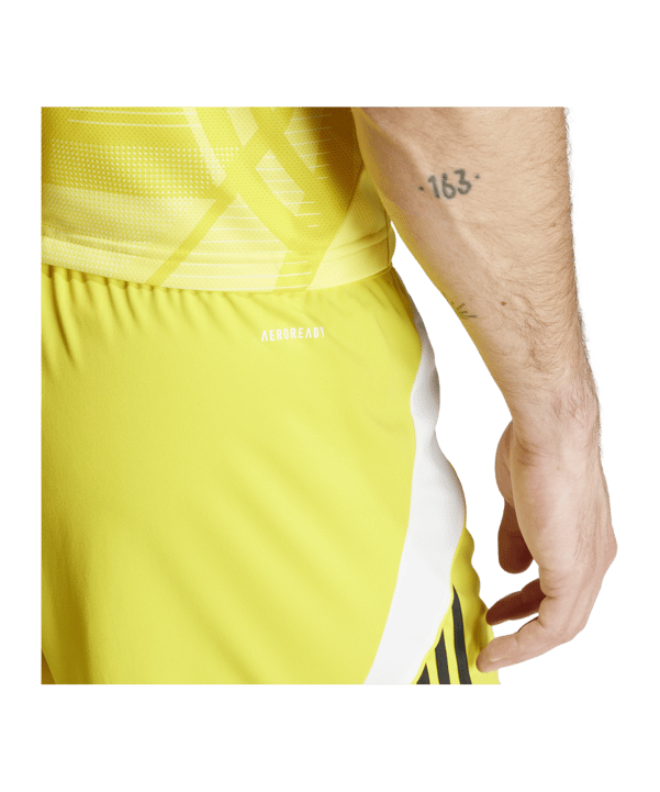 adidas Tiro 24 Short Gelb Weiss - gelb