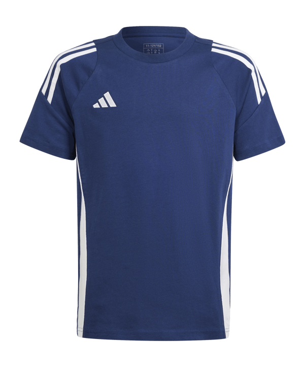 adidas Tiro 24 T-Shirt Kids Blau Weiss
