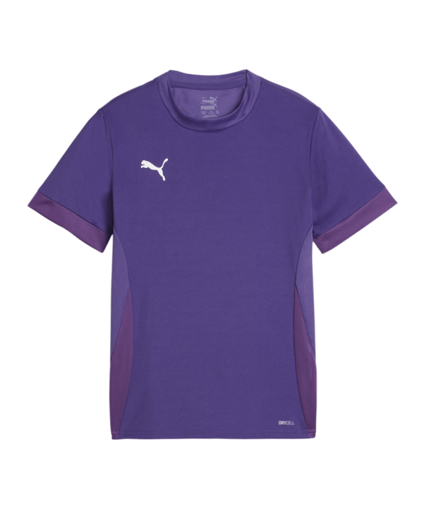 PUMA teamGOAL Matchday Trikot Kids Lila Weiss F10