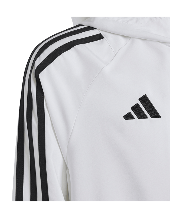 adidas Tiro 24 Windbreaker Kids Weiss Schwarz | - weiss