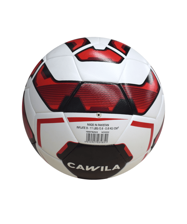 Cawila Fußball MISSION HYBRID Fairtrade Größe 5 - weiss
