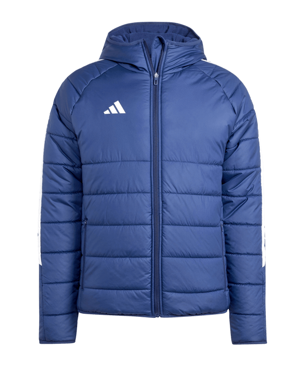 adidas Tiro 24 Winterjacke Blau Weiss - blau
