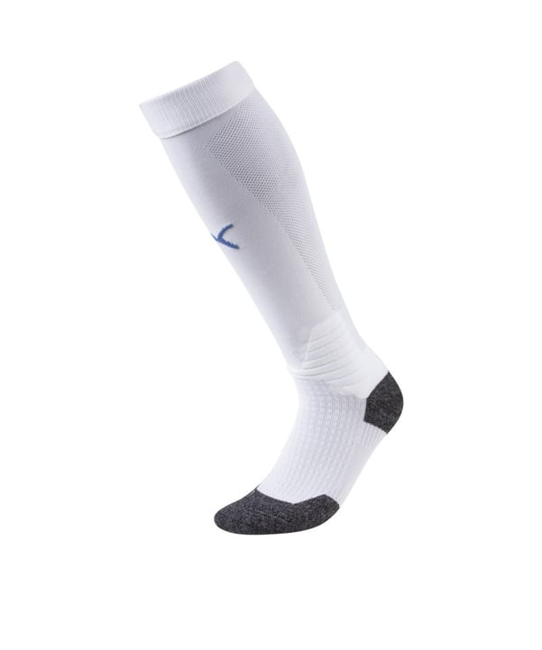 PUMA LIGA Socks Stutzenstrumpf Weiss Blau F12