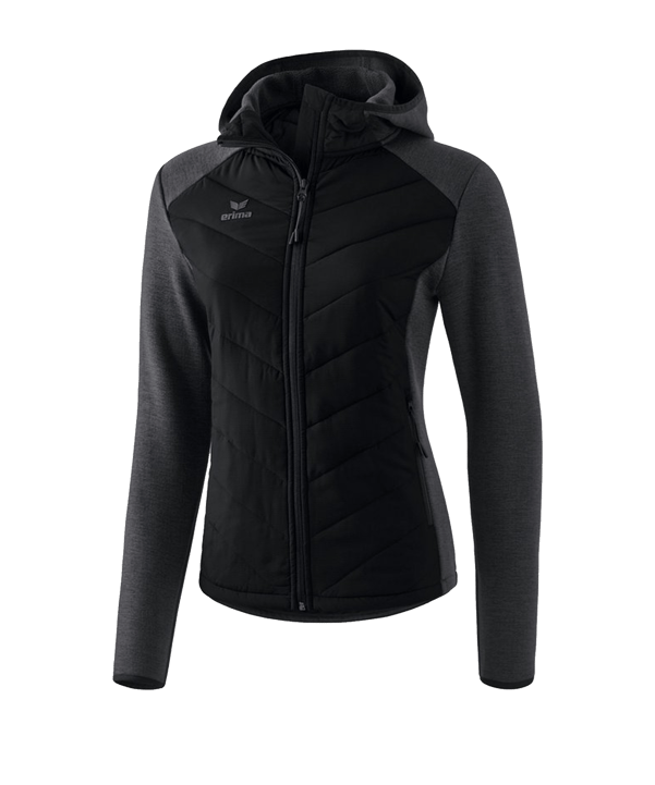 Erima Steppjacke Damen Schwarz