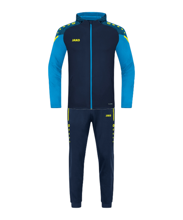JAKO Performance Trainingsanzug mit Kapuze Blau F908